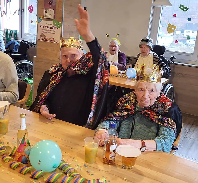 Fasching im Seniorenheim Sonnenblick