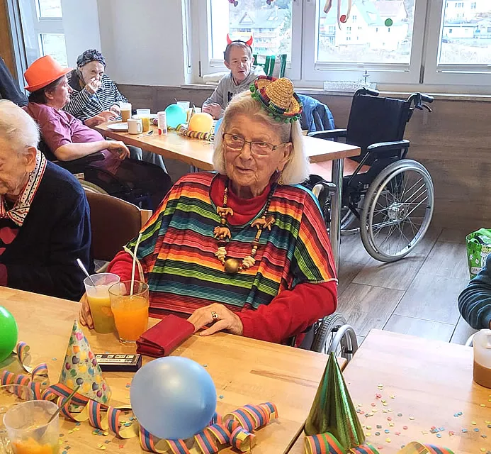 Fasching im Seniorenheim Sonnenblick